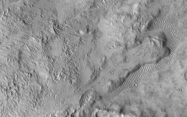 NASA image: Muddy Ejecta Flow