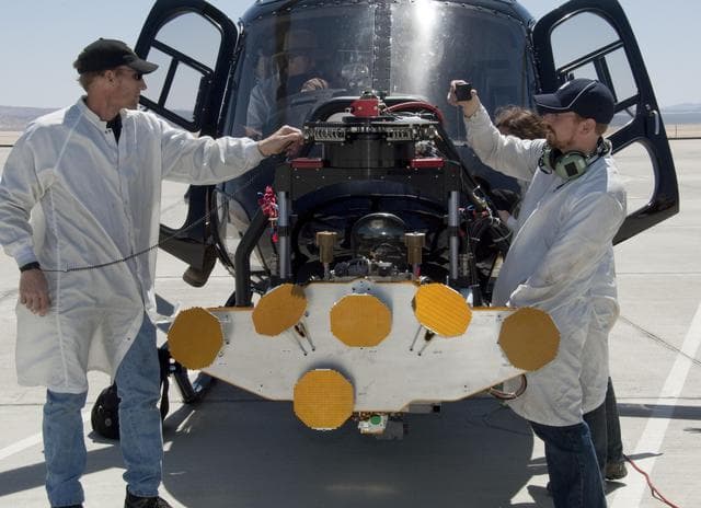 NASA image: Preparing for a Mars Radar Test