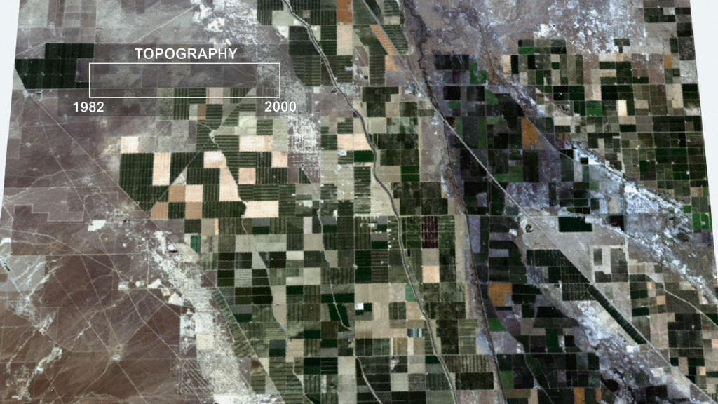 NASA image: Lost Hills Subsidence Animation
