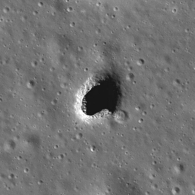 NASA image: Depths of Mare Ingenii