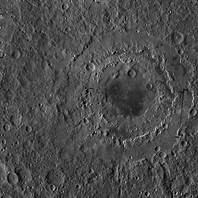 NASA image: Orientale Basin