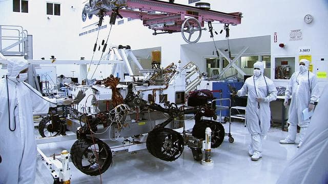 NASA image: Wheel Installation