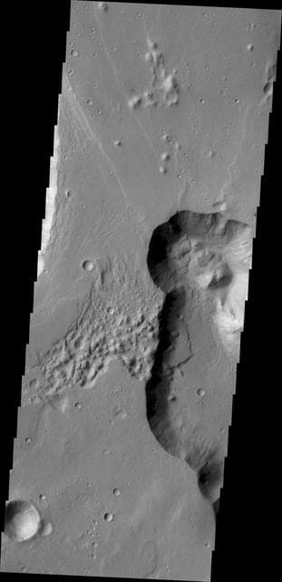 NASA image: Chryse Chaos Landslides