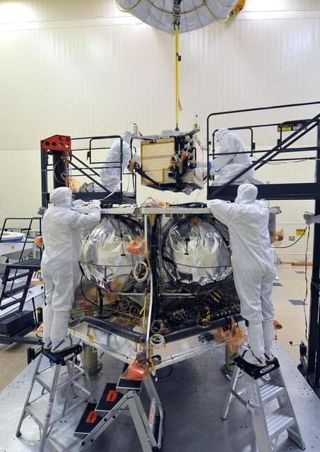 NASA image: Setting up Juno Radiation Vault