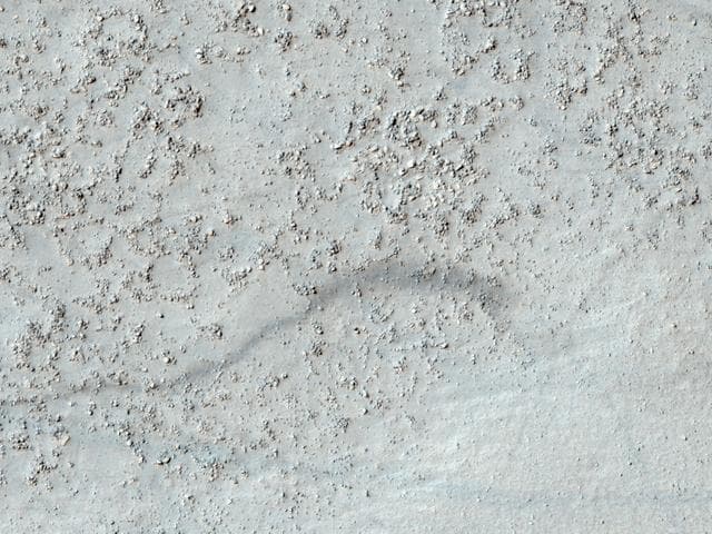NASA image: Bouldery Deposit on Crater Floor
