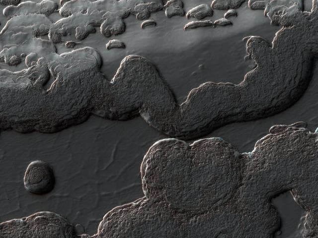 NASA image: South Polar Layered Deposits and Residual Cap
