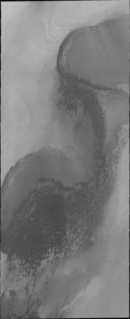 NASA image: Polar Dunes