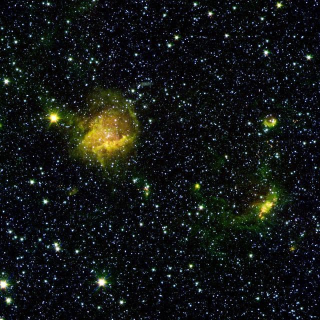 NASA image: Beastly Stars and a Bubble