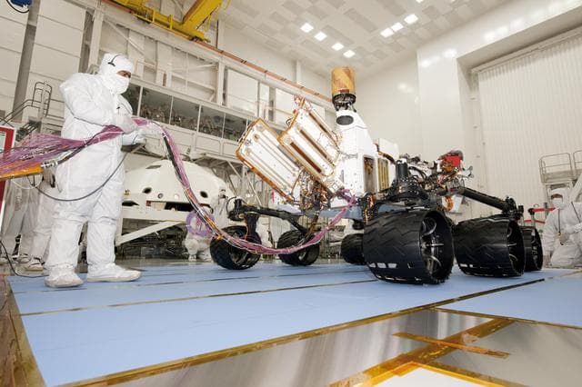 NASA image: Next Mars Rover Starts Rolling