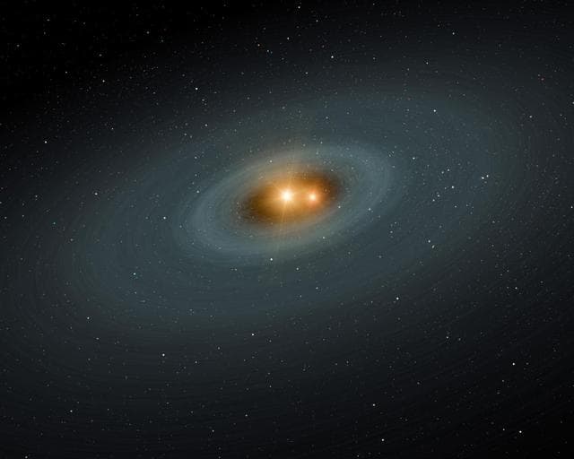 NASA image: Circle of Planetary Ashes Artist Concept