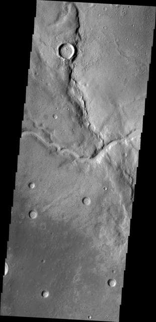 NASA image: Channel in Terra Sabaea
