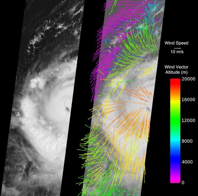 NASA image: Hurricane Earl Multi-level Winds