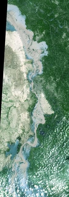 NASA image: ASTER Maps Continued Pakistan Flooding