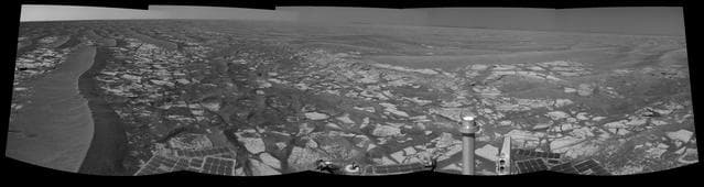 NASA image: Cambridge Bay Outcrop Examined by Opportunity