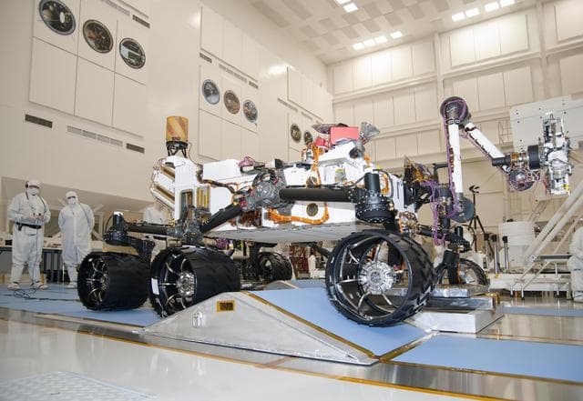 NASA image: NASA Next Mars Rover on a Test Drive