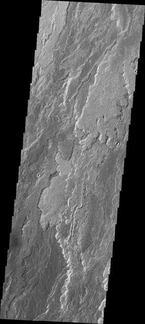 NASA image: Arsia Mons Flows