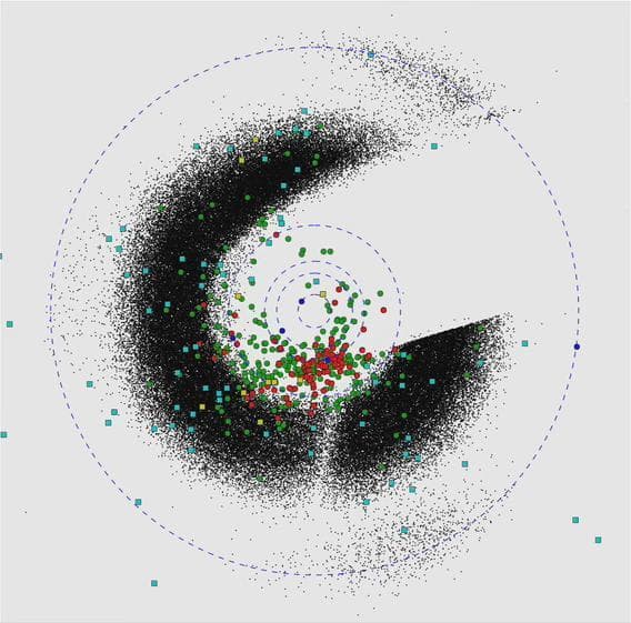 NASA image: Asteroid and Comet Census from WISE
