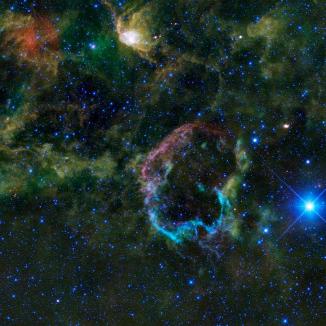 NASA image: An Explosion of Infrared Color