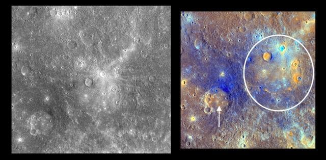 NASA image: Dominici Colors Mercury Landscape