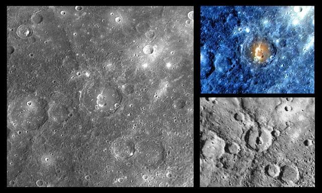 NASA image: The Complex Geology of Geddes Crater