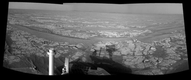 NASA image: Opportunity Eastward View After Sol 2382 Drive
