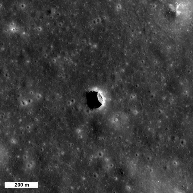 NASA image: How Common are Mare Pit Craters?