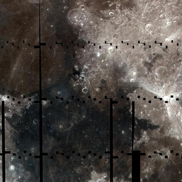 NASA image: Color of the Moon