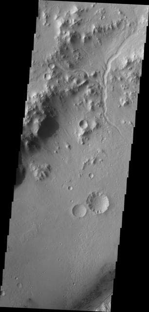NASA image: Gale Crater Channels