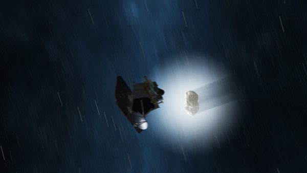 NASA image: Comet Hartley 2 Gets a Visitor Artist Concept