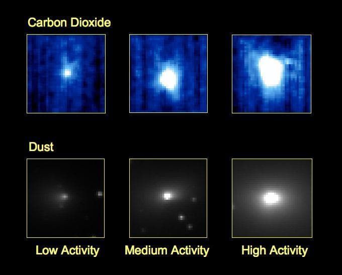 NASA image: Evidence for a First-of-Its-Kind Comet Jet
