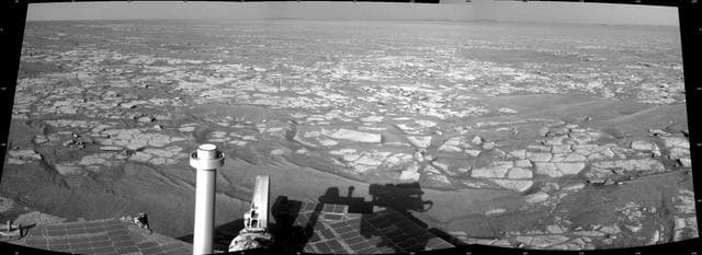 NASA image: Opportunity Eastward View After Sol 2401 Drive