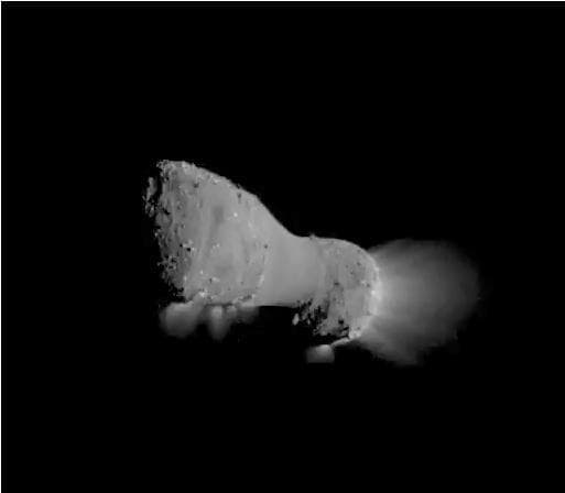 NASA image: Flight of the Comet