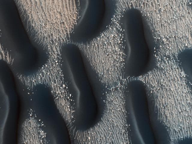 NASA image: Proctor Crater Dune Field