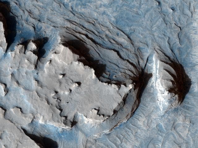 NASA image: Curvilinear Ridge in Terra Meridiani