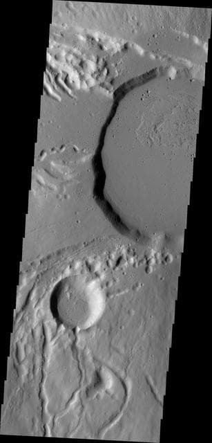 NASA image: Ceraunius Tholus