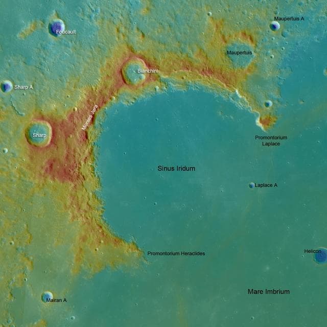 NASA image: Sinus Iridum