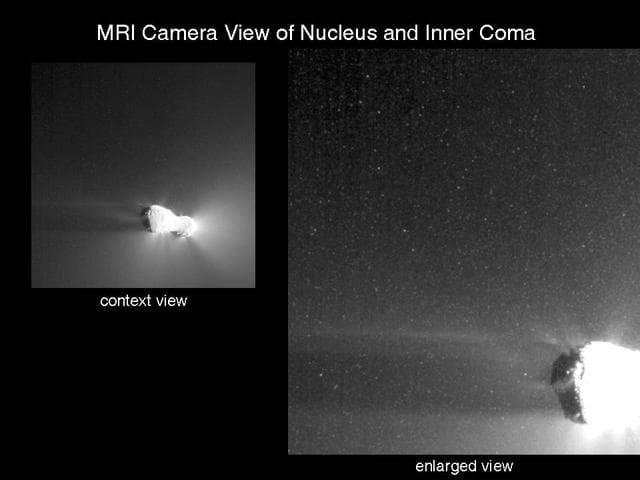 NASA image: Views of Hartley 2 Nucleus and Inner Coma