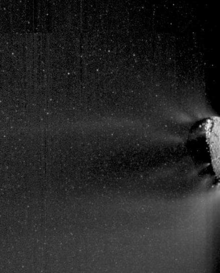 NASA image: Icy Particle Spray