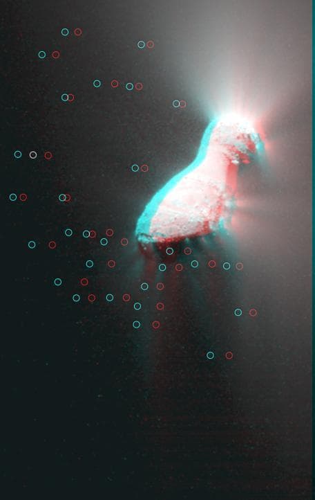 NASA image: Hartley 2 in 3-D