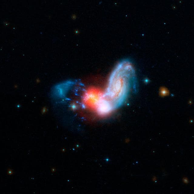 NASA image: Shrouded Starburst
