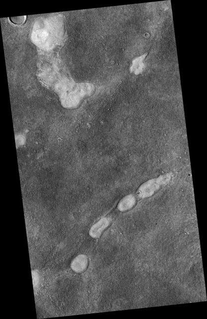 NASA image: Proposed Future Mars Landing Site: Acidalia Planitia Mud Volcanoes