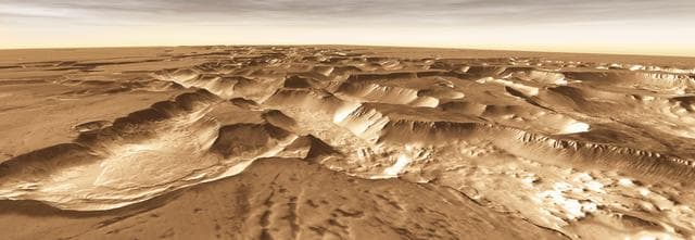 NASA image: Mars Odyssey All Stars: Noctis Vista