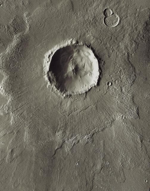 NASA image: Mars Odyssey All Stars: Bacolor Crater