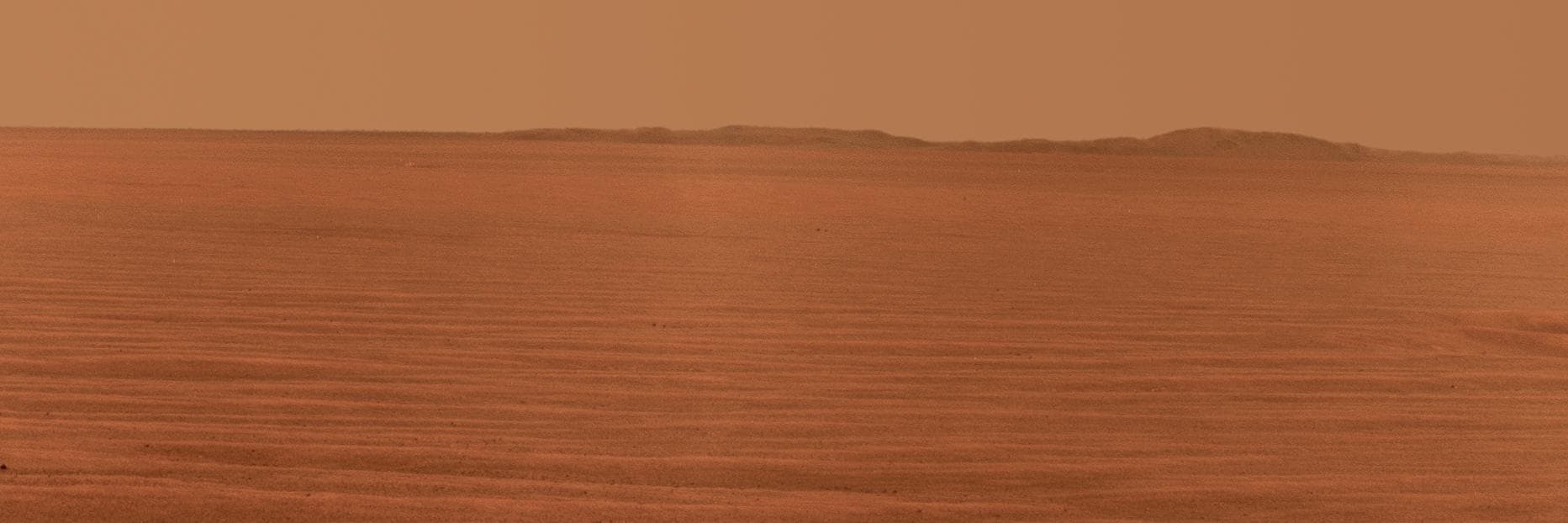 NASA image: East Rim of Endeavour Crater in Opportunity View, Sol 2407