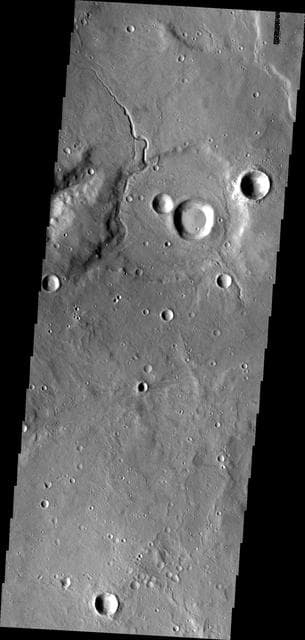 NASA image: Channel in Arabia Terra