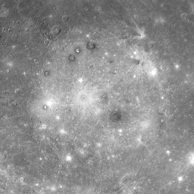 NASA image: Mercury Caloris Basin, One of the Largest Impact Basins in the Solar System