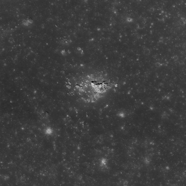 NASA image: Kepler Crater Ejecta