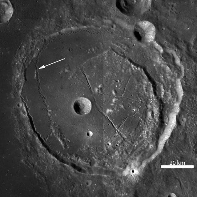 NASA image: Rimae Posidonius