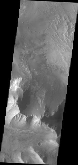 NASA image: Tithonium Chasma