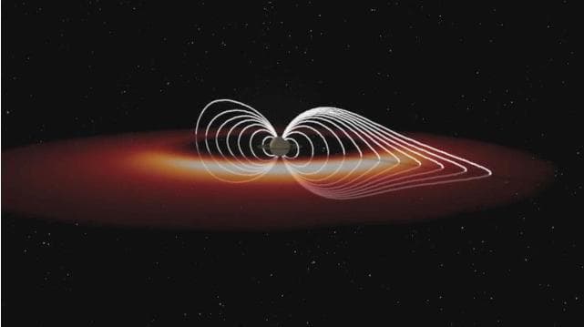NASA image: Saturn Hot Plasma Explosions